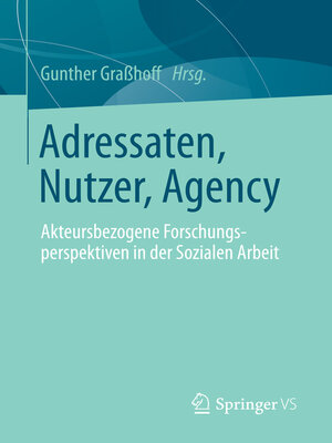 cover image of Adressaten, Nutzer, Agency